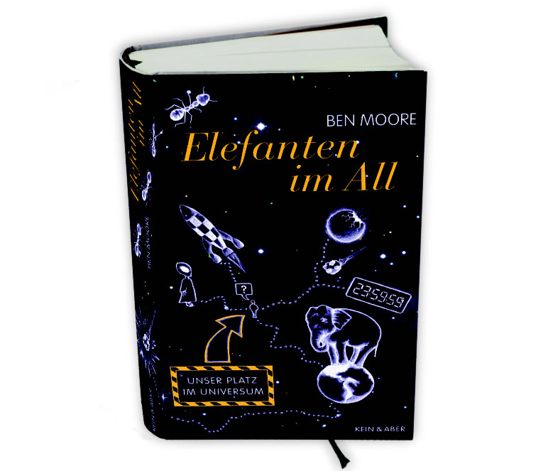 Enlarged view: Cover of the book "Elefanten im All"
