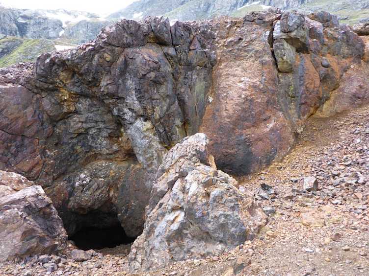 Eingang zu Kupfermine