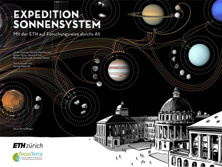 Vergrösserte Ansicht: Titelseite der Publikation "Expedition Sonnensystem"